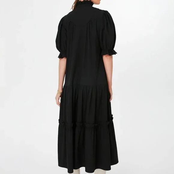 Pomander Place Selena Maxi Dress in Black Size XXS NWT - Picture 2 of 6